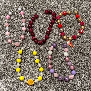 Colorful Beaded Necklace Set